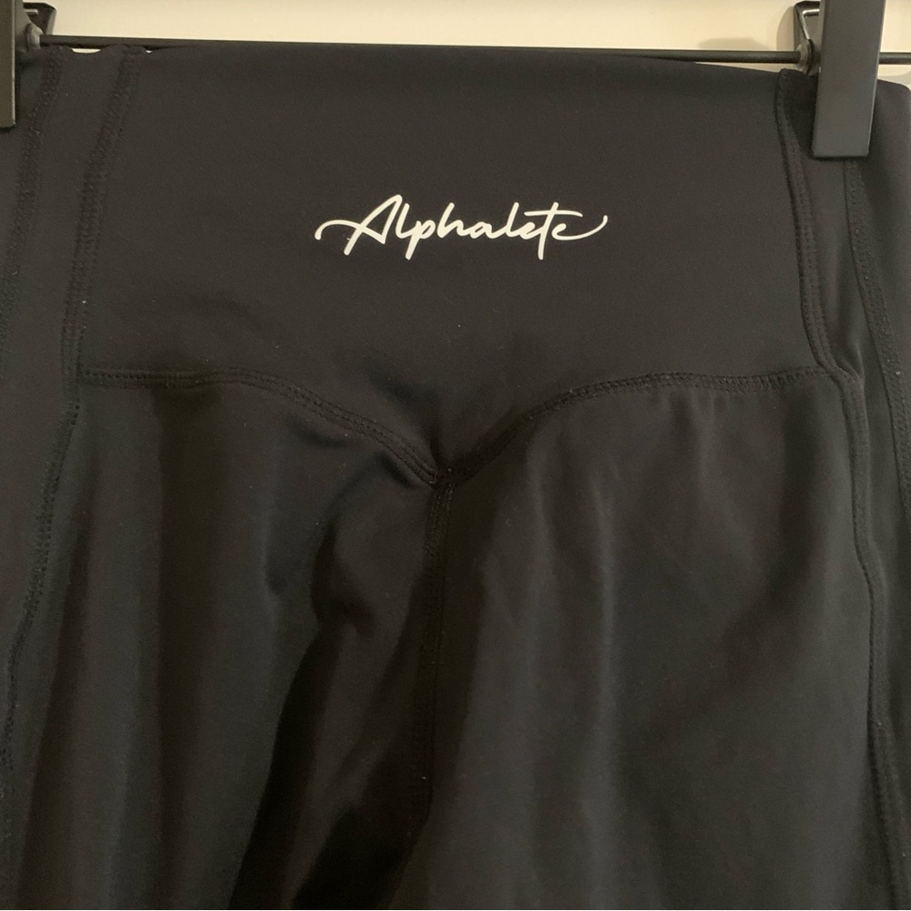 Alphalete Jet Black Activewear Leggings
